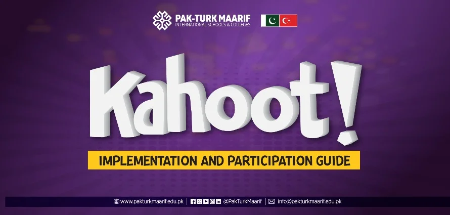 Pak-Turk Maarif Schools Publish Official Guidelines for Turkish Language Kahoot Activities