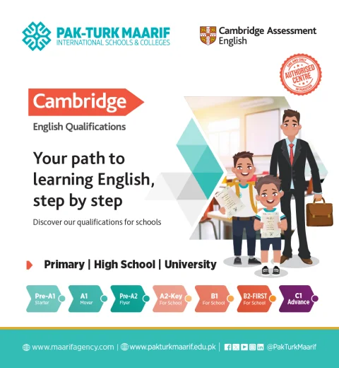 Cambridge Assessment English; Gateway to English Proficiency with Pak-Turk Maarif